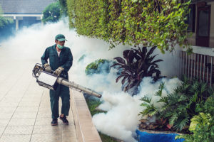 Applying pesticide carelessly can cause problems for humans